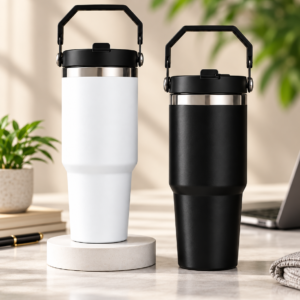 900ML Handle Sipper – Vacuum Insulated Stainless Steel Mug